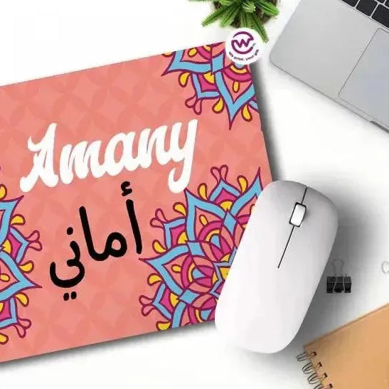 Mouse Pad - Mandala - Names - WE PRINT
