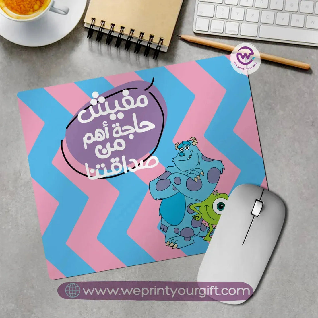 Mouse Pad- Monster INC. - WE PRINT