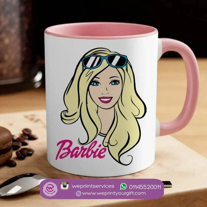 Mug-Colored Inside- Barbie - WE PRINT