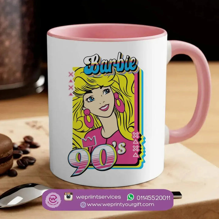 Mug-Colored Inside- Barbie - WE PRINT