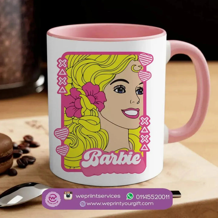 Mug-Colored Inside- Barbie - WE PRINT