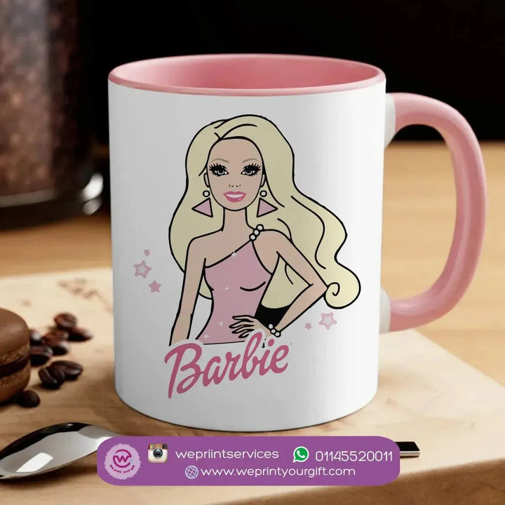 Mug-Colored Inside- Barbie - WE PRINT