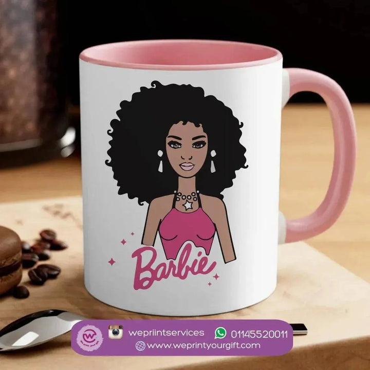 Mug-Colored Inside- Barbie - WE PRINT