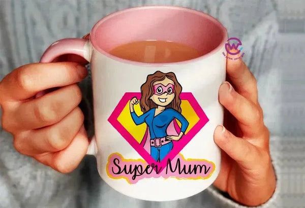 Mug-Colored Inside- Mom - WE PRINT