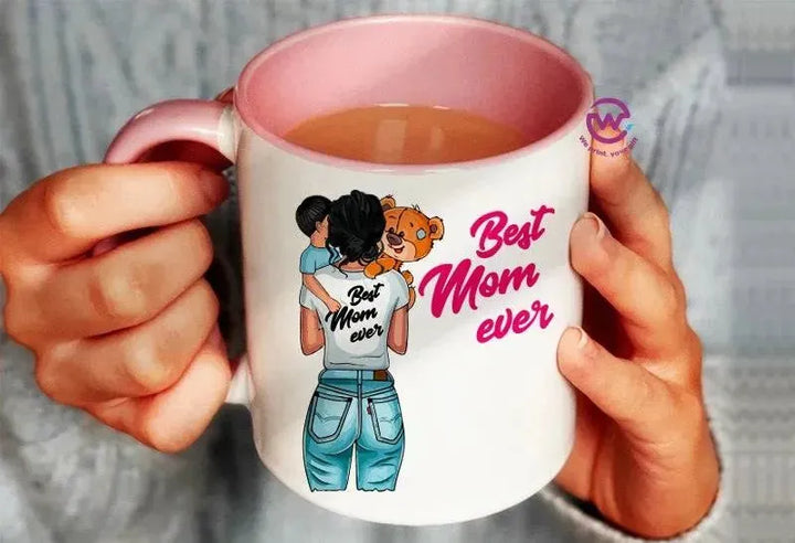 Mug-Colored Inside- Mom - WE PRINT