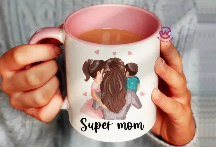 Mug-Colored Inside- Mom - WE PRINT