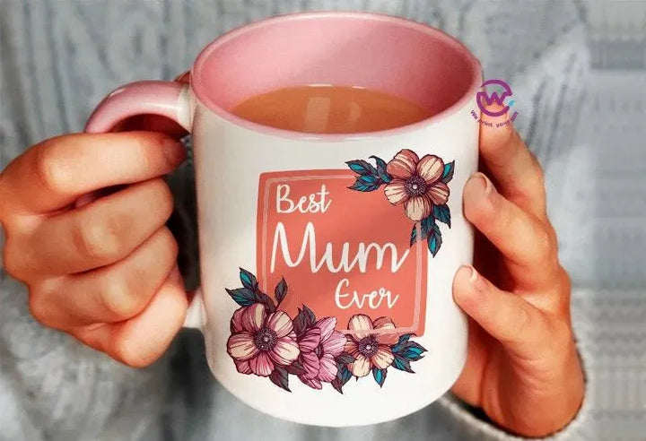 Mug-Colored Inside- Mom - WE PRINT