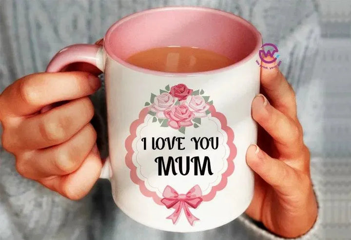 Mug-Colored Inside- Mom - WE PRINT