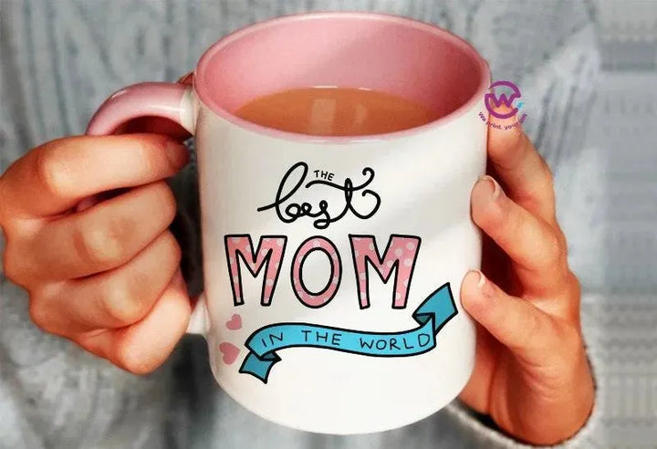 Mug-Colored Inside- Mom - WE PRINT