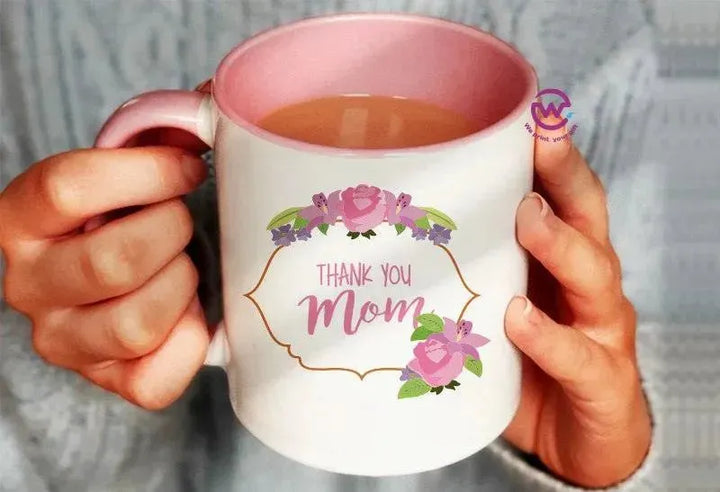 Mug-Colored Inside- Mom - WE PRINT