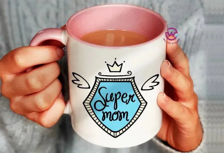 Mug-Colored Inside- Mom - WE PRINT