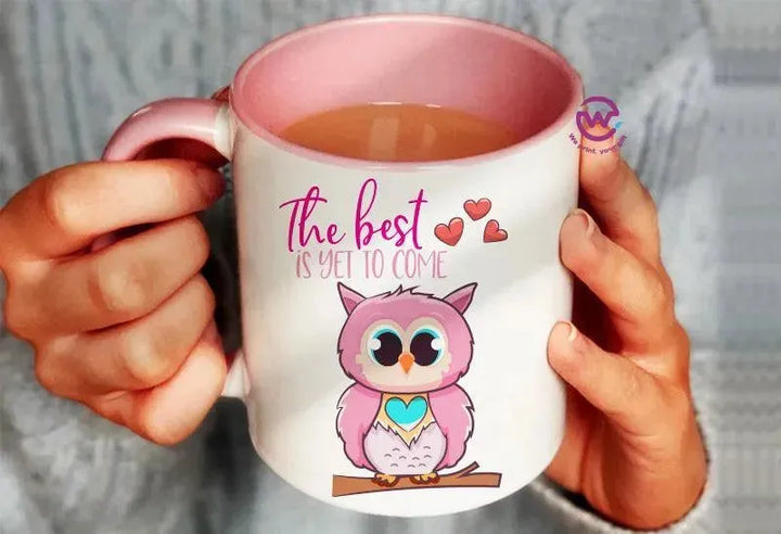 Mug-Colored Inside - Owl - WE PRINT