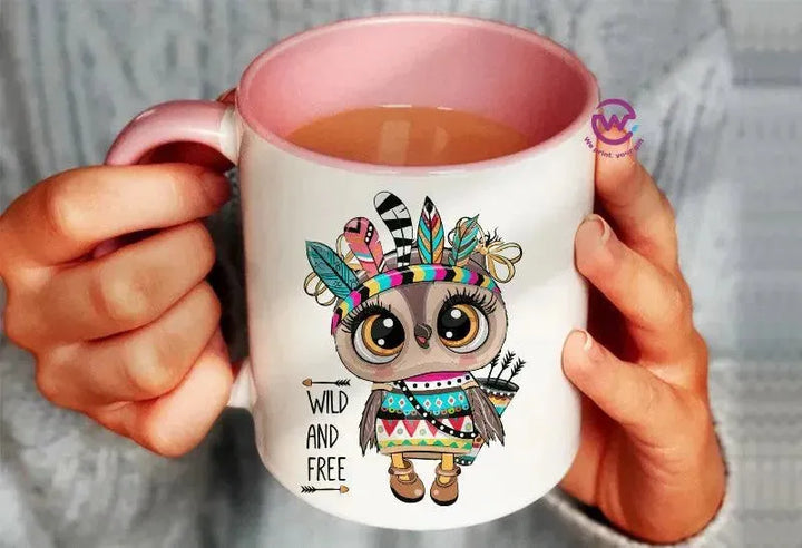 Mug-Colored Inside - Owl - WE PRINT