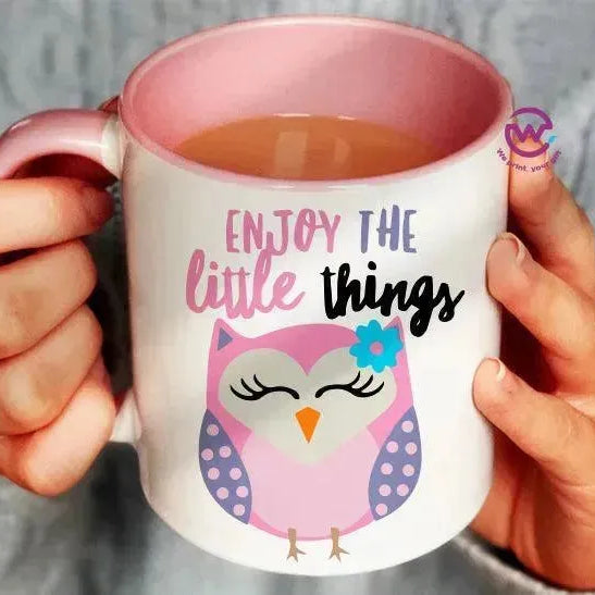 Mug-Colored Inside - Owl - WE PRINT