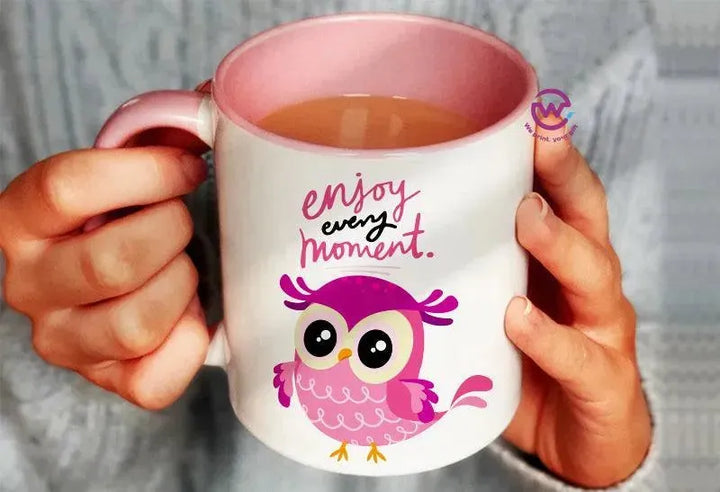 Mug-Colored Inside - Owl - WE PRINT