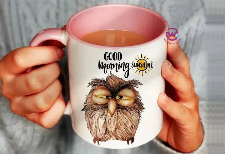 Mug-Colored Inside - Owl - WE PRINT