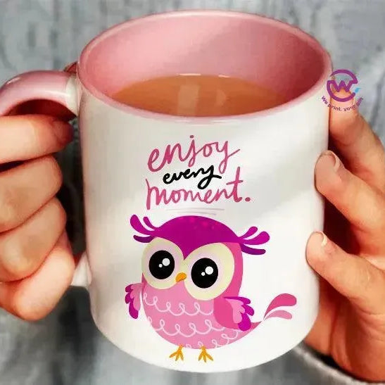 Mug-Colored Inside - Owl - WE PRINT