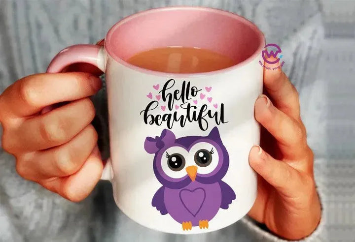 Mug-Colored Inside - Owl - WE PRINT