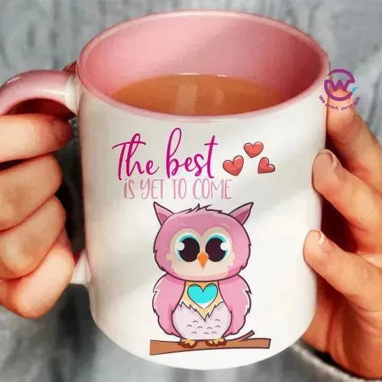 Mug-Colored Inside - Owl - WE PRINT