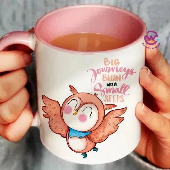 Mug-Colored Inside - Owl - WE PRINT