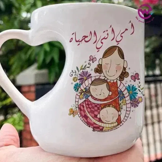 Mug-Heart-Handle - MOM-B - WE PRINT