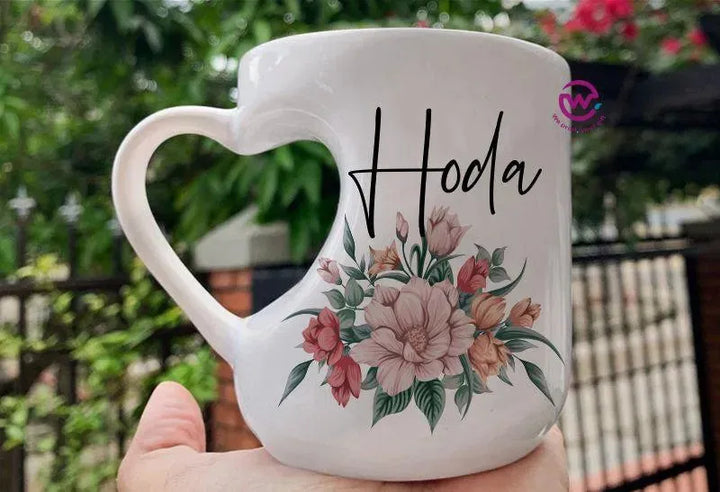 Mug-Heart-Handle - Names - WE PRINT