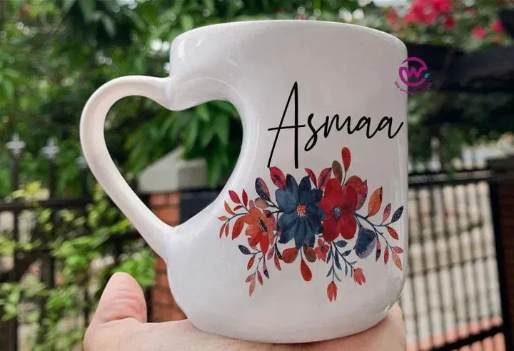 Mug-Heart-Handle - Names - WE PRINT