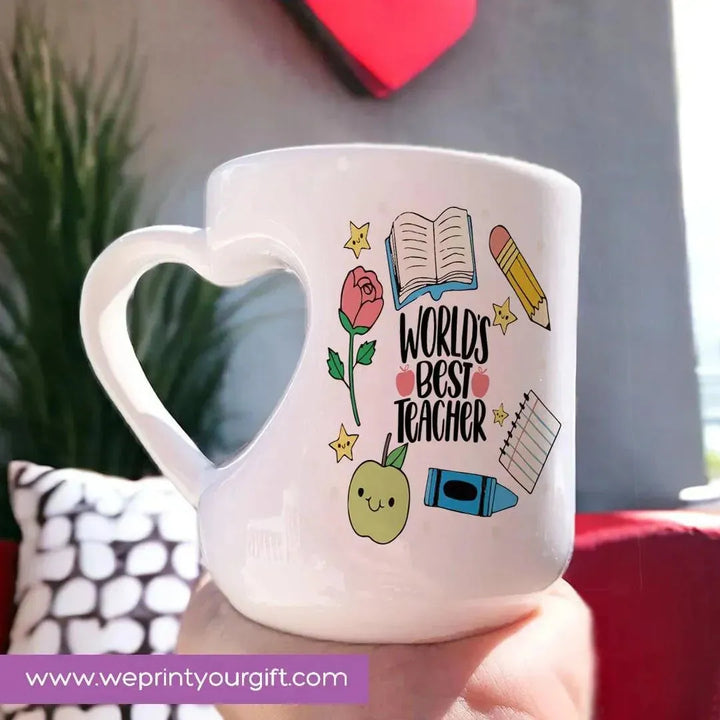 Mug-Heart-Handle - Teachers - WE PRINT