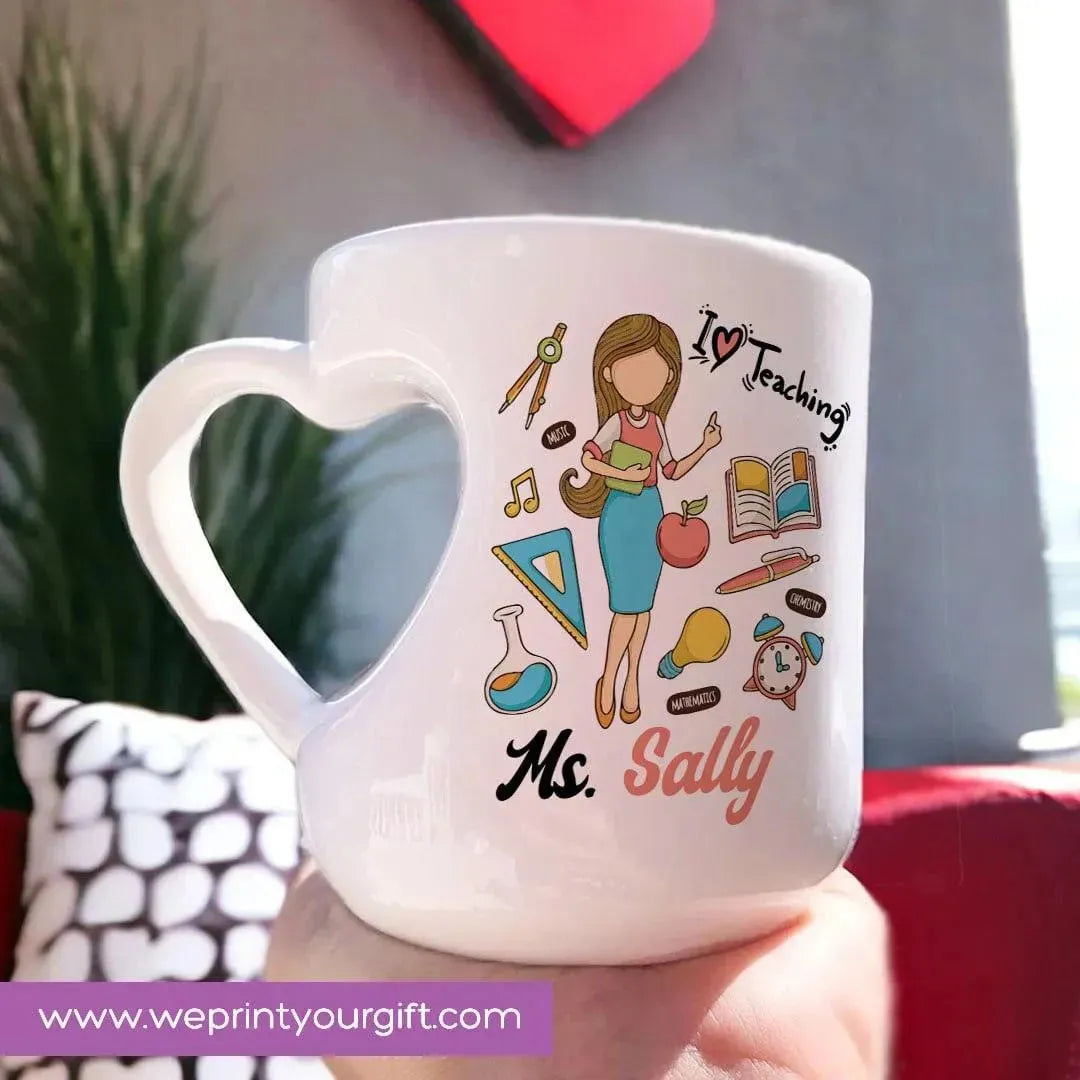Mug-Heart-Handle - Teachers - WE PRINT