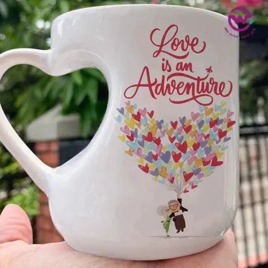Mug-Heart-Handle -Valentine's Day - WE PRINT