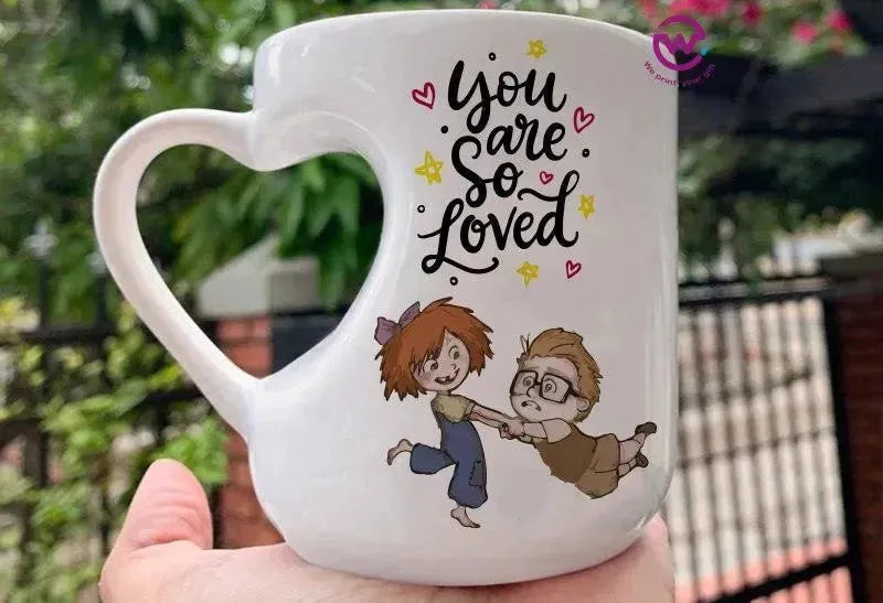 Mug-Heart-Handle -Valentine's Day - WE PRINT