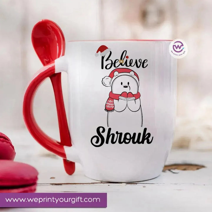 Mug-With Spoon -Bears - WE PRINT