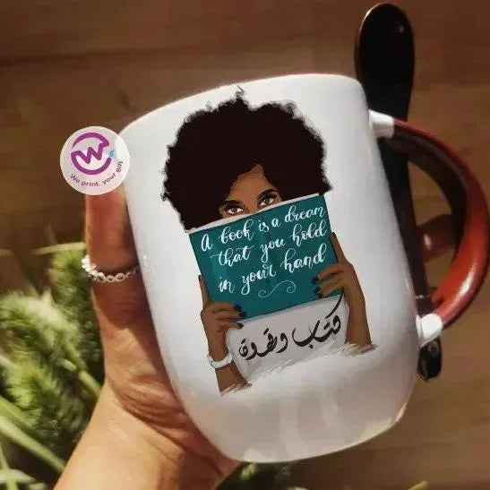 Mug-With Spoon - Coffee - WE PRINT