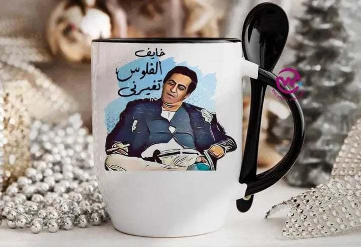 Mug-With Spoon - Comic C - WE PRINT