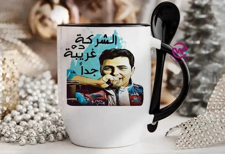 Mug-With Spoon - Comic C - WE PRINT