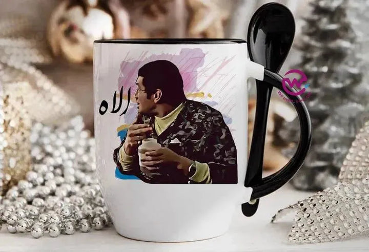 Mug-With Spoon - Comic C - WE PRINT