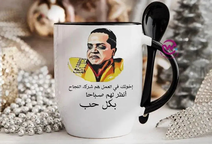 Mug-With Spoon - Comic C - WE PRINT