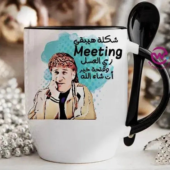 Mug-With Spoon - Comic C - WE PRINT