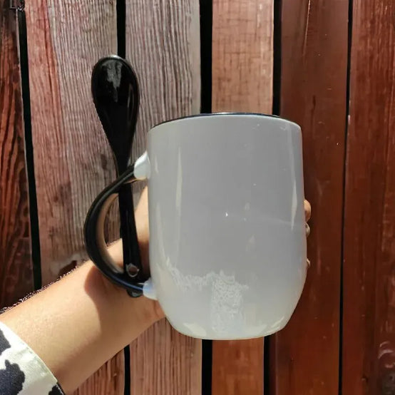 Mug-With Spoon - Customization Option - WE PRINT