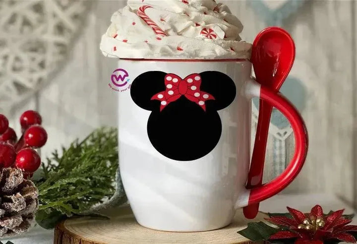 Mug-With Spoon - Disney - WE PRINT