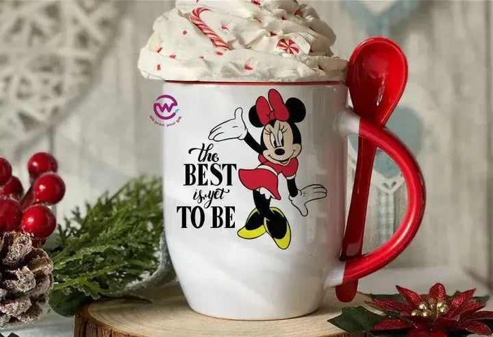 Mug-With Spoon - Disney - WE PRINT