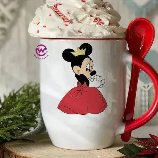 Mug-With Spoon - Disney - WE PRINT