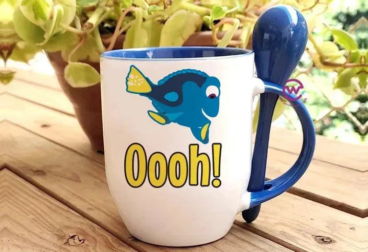 Mug-With Spoon - Finding Nemo - WE PRINT