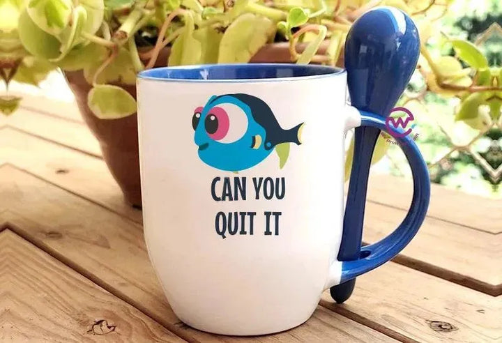 Mug-With Spoon - Finding Nemo - WE PRINT