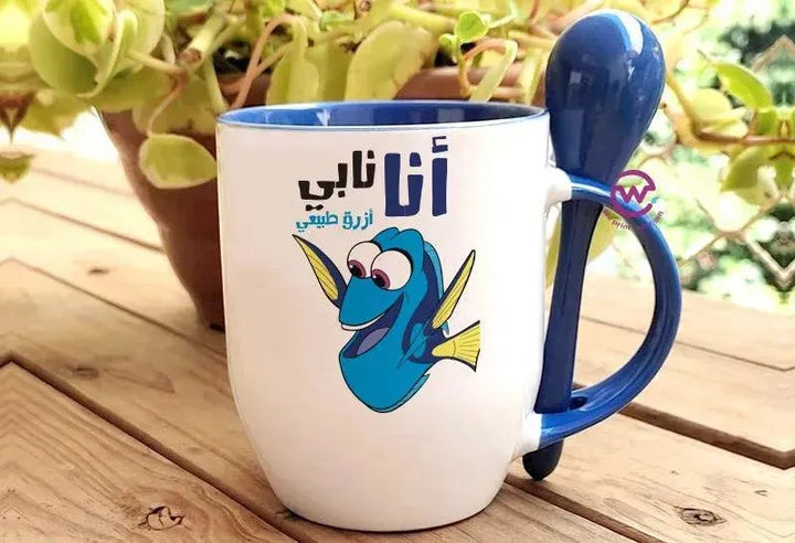 Mug-With Spoon - Finding Nemo - WE PRINT