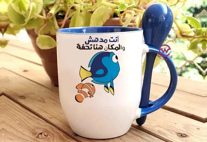 Mug-With Spoon - Finding Nemo - WE PRINT