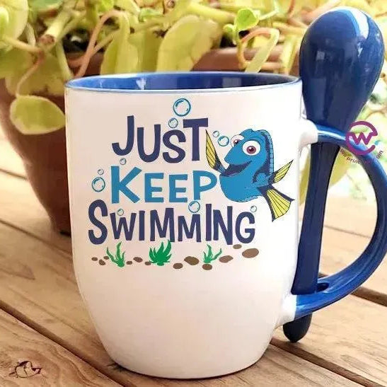 Mug-With Spoon - Finding Nemo - WE PRINT
