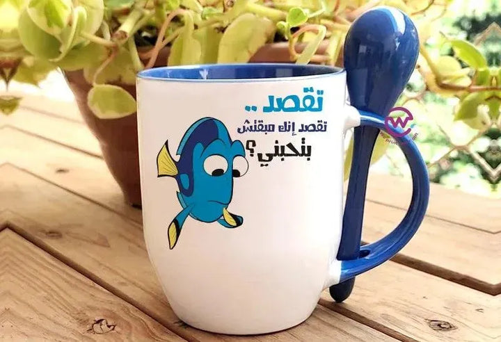 Mug-With Spoon - Finding Nemo - WE PRINT