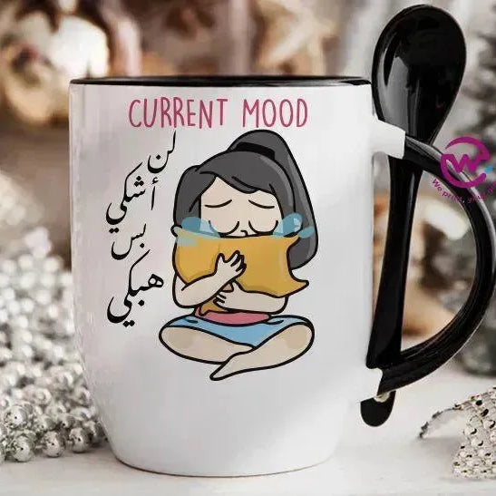 Mug-With Spoon - Jobs Comics - WE PRINT
