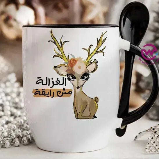 Mug-With Spoon - Jobs Comics - WE PRINT